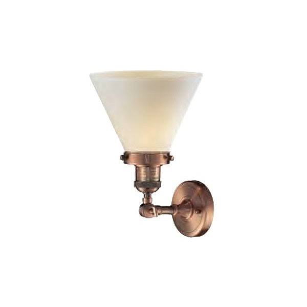 Large Cone 1 Light Sconce J652