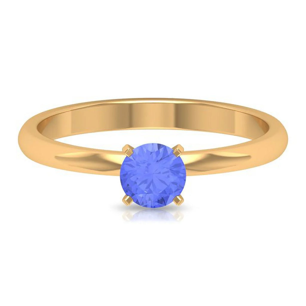 14K Yellow Gold Solitaire Ring Z354