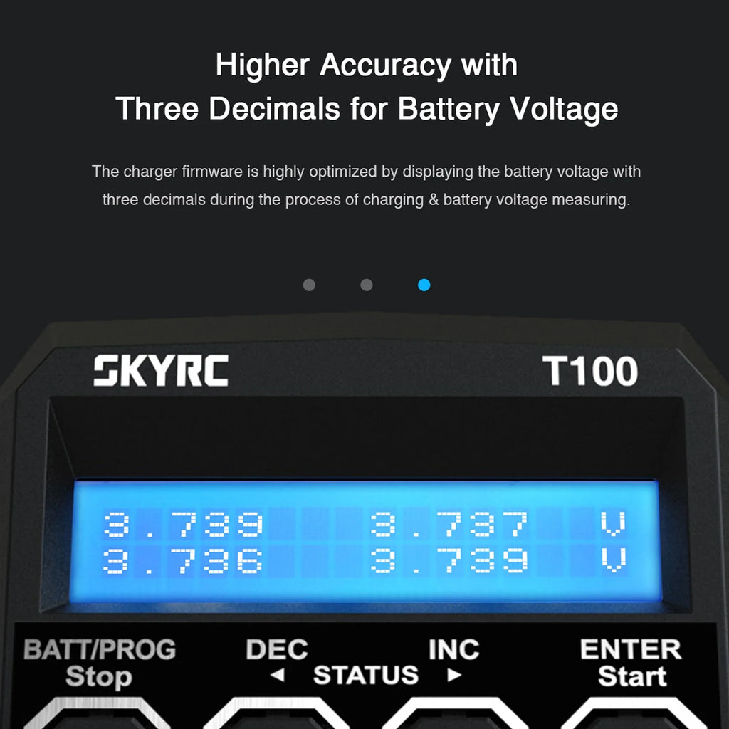T100 Dual Balance Charger 5A 100W AC100-240V XT60 Plug L45724
