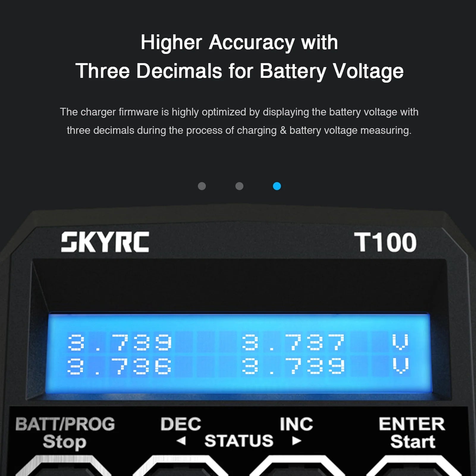 T100 Dual Balance Charger 5A 100W AC100-240V XT60 Plug L45724
