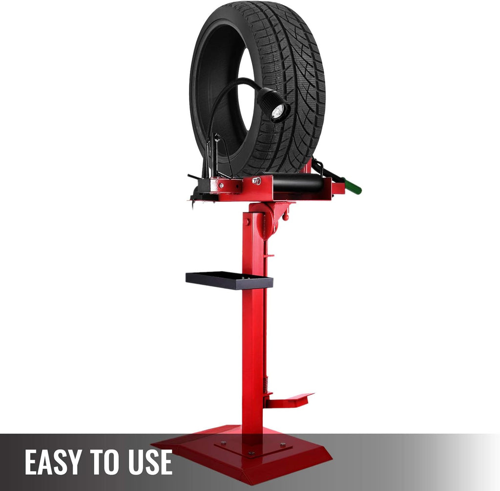 Manual Tire Spreader with Stand Adjustable LED Light Tool X362