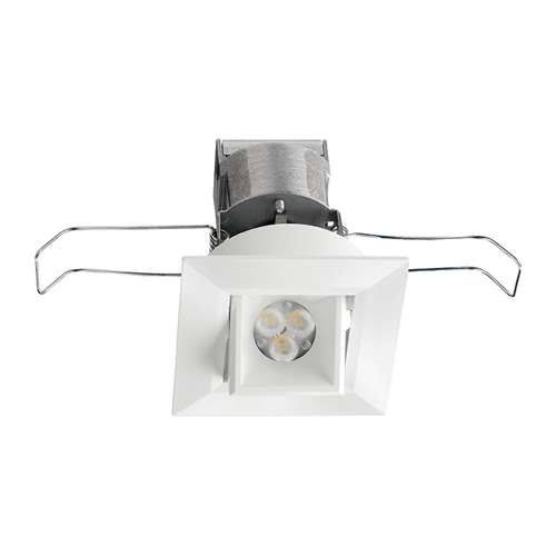 Recessed Lighting Mini LED Gimbal Square Downlight 3000K Narrow Flood Beam A62358