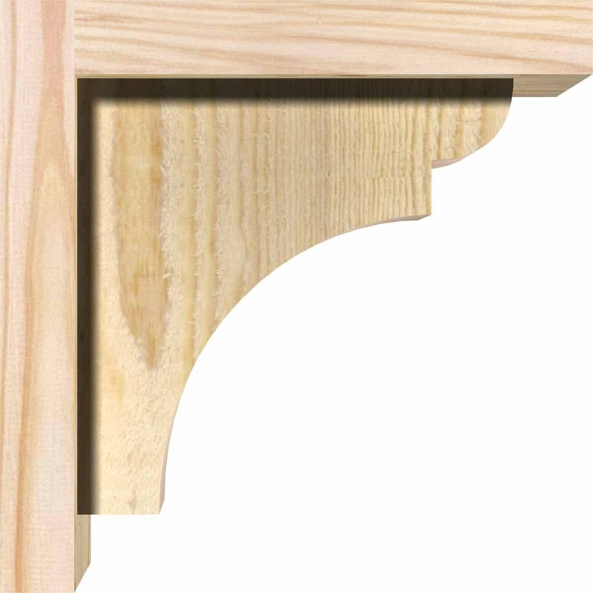 Rough Sawn Corbel with Backplate, Douglas Fir N951329