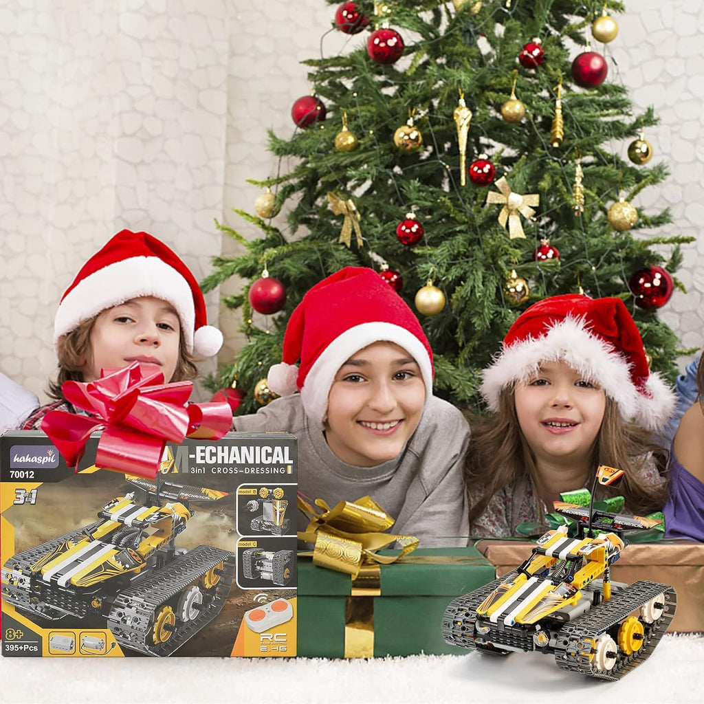 3-in-1 Remote Control Building Block Car Set (395 Pieces) Z4949