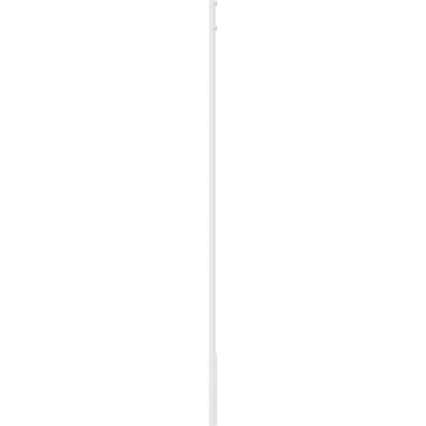 Flat Panel PVC Pilaster with Decorative Capital & Base (Pair) S2611