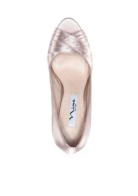 Taupe Satin Pump K53557