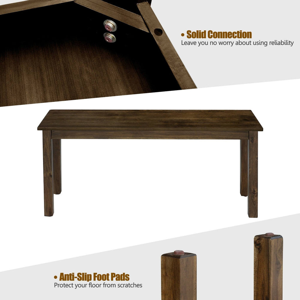 3pcs Dining Table with 2 Benches O234120