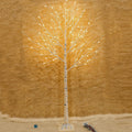 6 Feet 96 LED Lighted Birch Tree Pack of 2 V4525