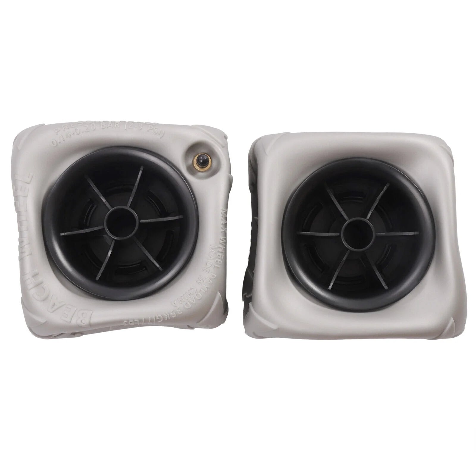 2pcs 9'' Inflatable Wheels Replacement Sand Tire PVC for Kayak Dolly Cart A897
