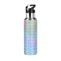 20 oz Insulated Stainless Steel Water Bottle with Straw Lid H810
