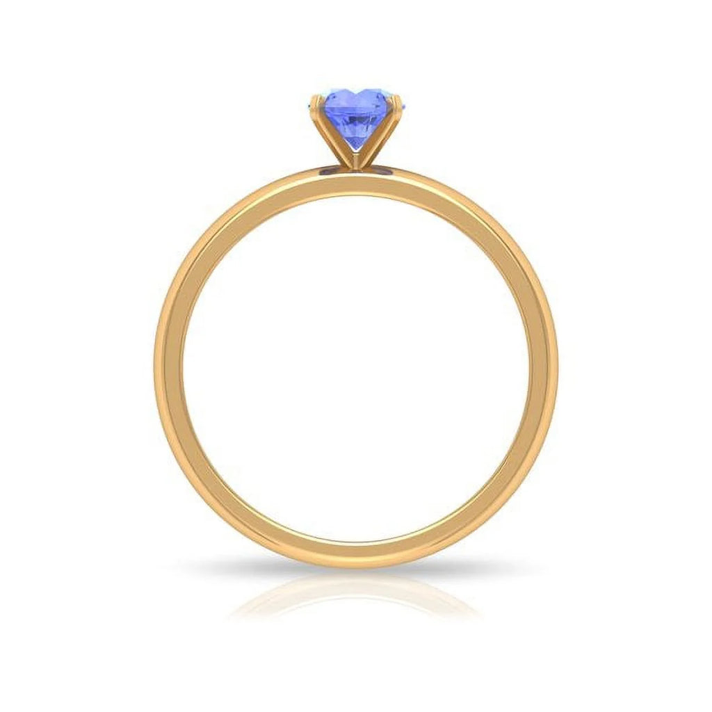 14K Yellow Gold Solitaire Ring Z354