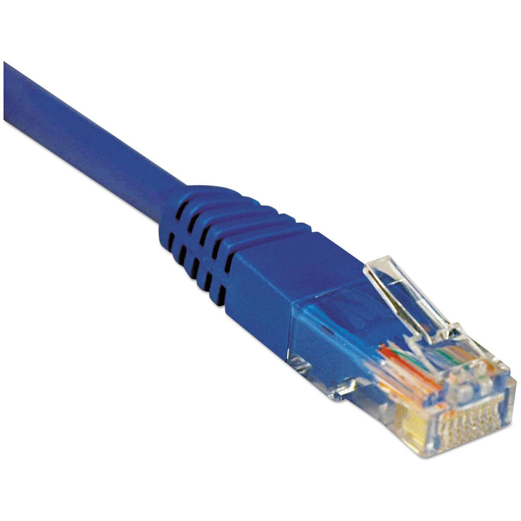 Cat5e 350MHz Molded Patch Cable RJ45 M-m Blue 7-ft. F50594