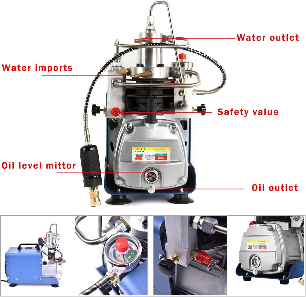 High Pressure Air Compressor Pump 110V 30Mpa Electric Air Pump G540765