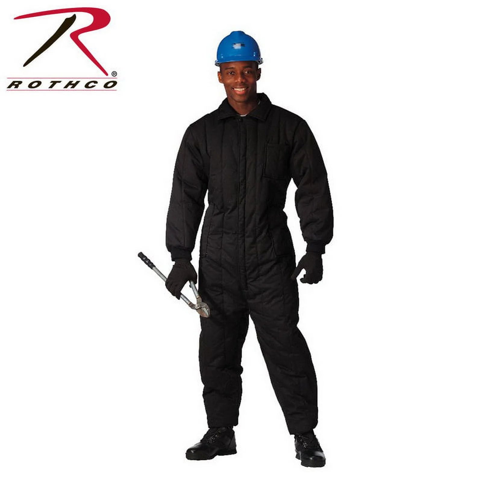 Black Insulated Coveralls P8672
