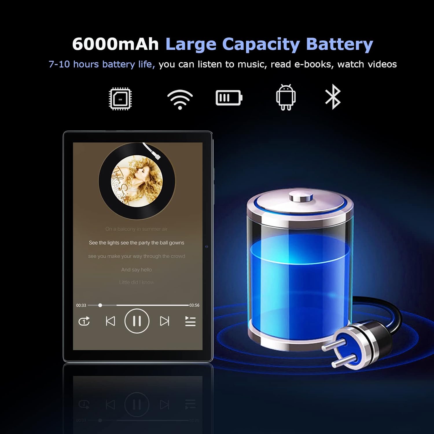 10.1 inch Android Tablet with 32GB ROM B80877