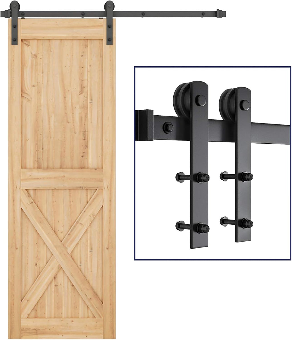 5ft Sliding Barn Door Hardware Kit Pack of 2 K46610