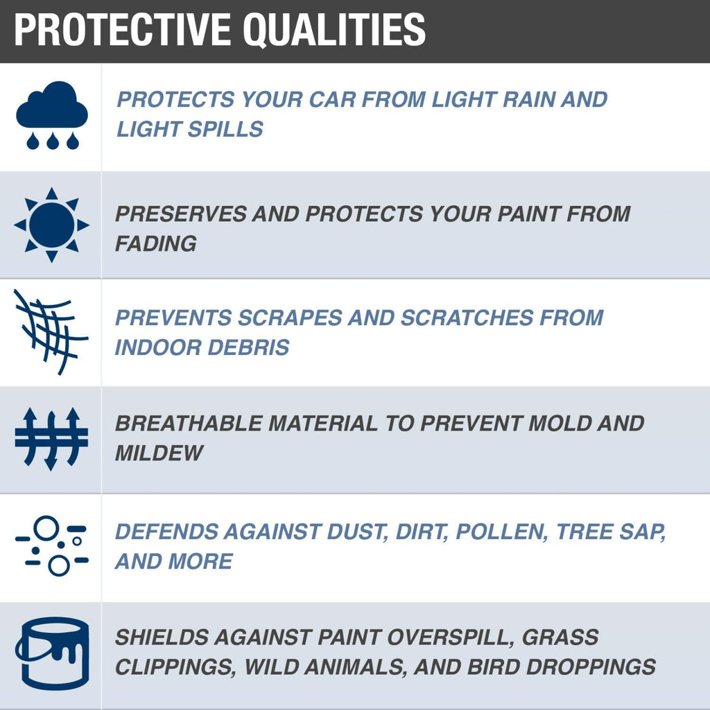 Gray Water Resistant Van Cover, Pack of 2 T234