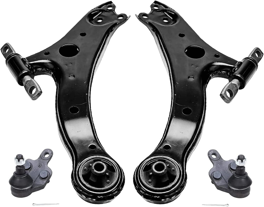 Front Lower Control Arms with Ball Joint Sway Bar Tie Rods with Boot H3318
