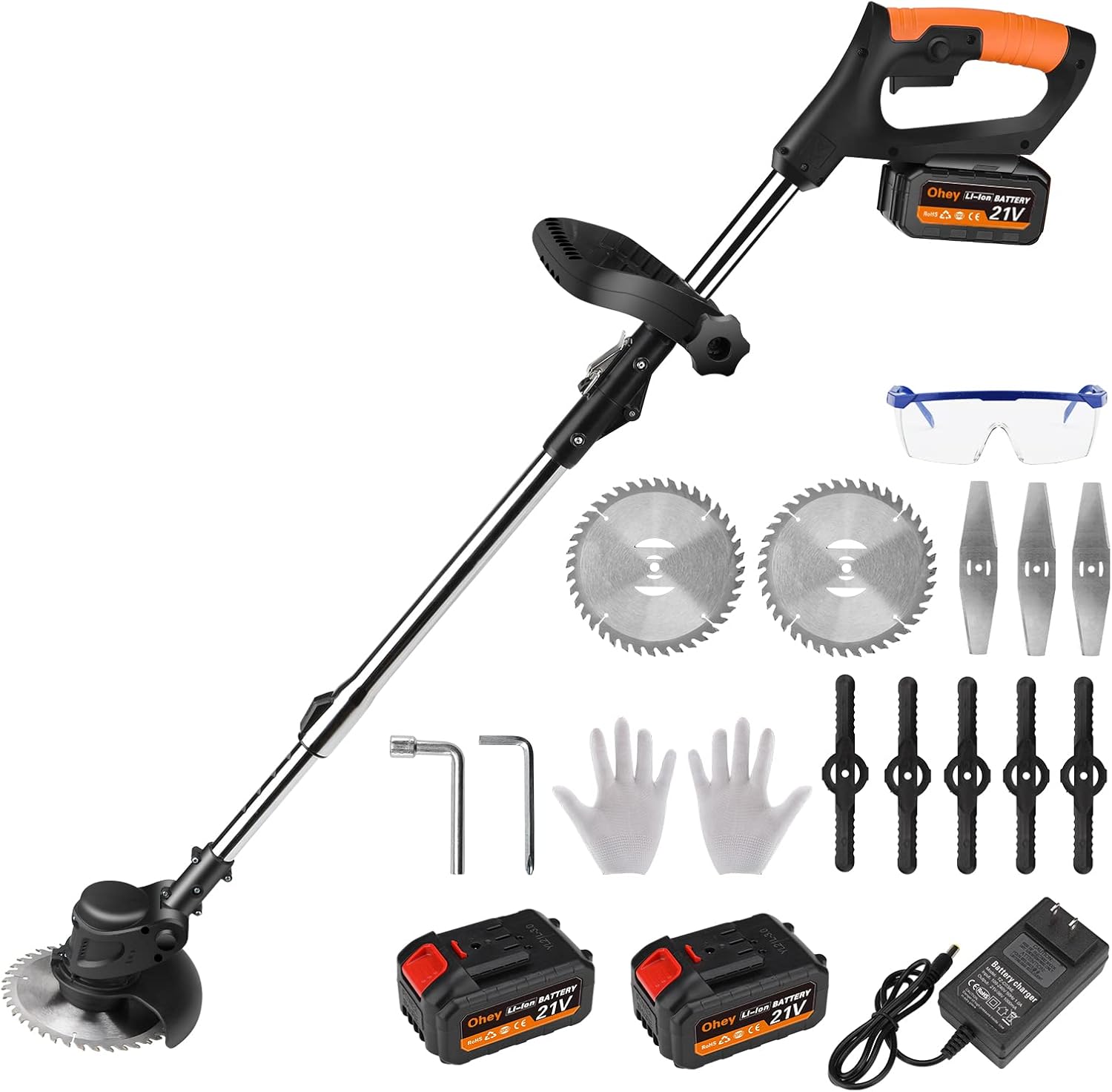 Cordless Electric Weed Wacker Trimmer C837