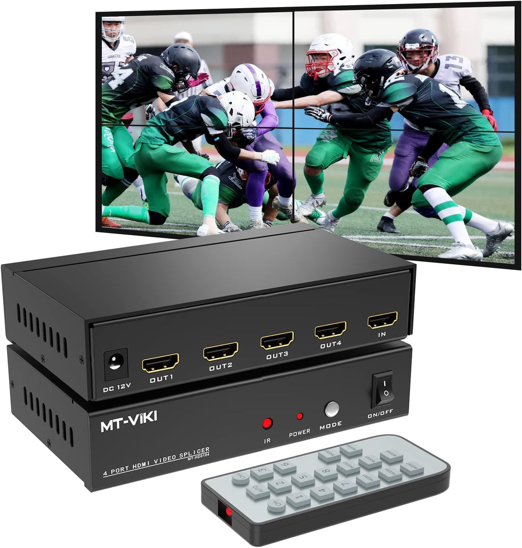Video Wall Controller 2x2, 4K@30Hz HDMI TV Wall Processor K577