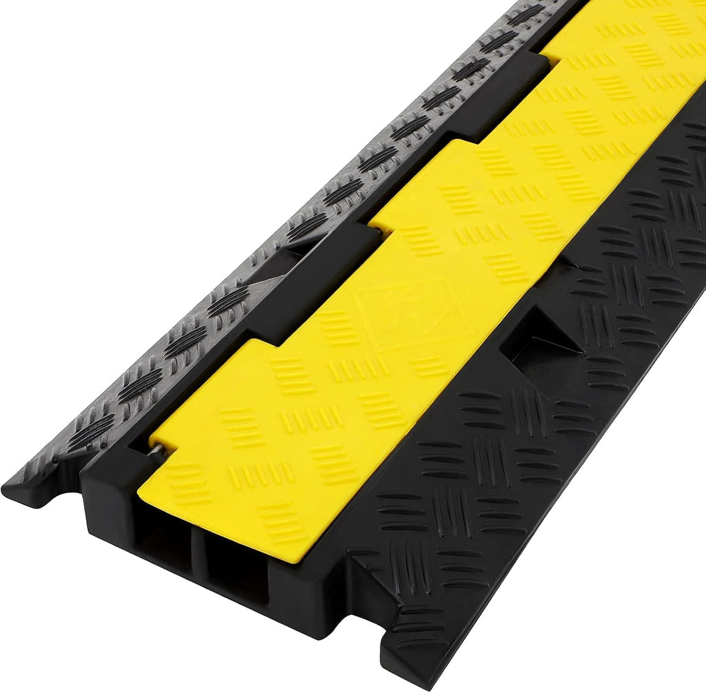 3 Pack Heavy Duty Rubber Cable Protector Ramp L2066