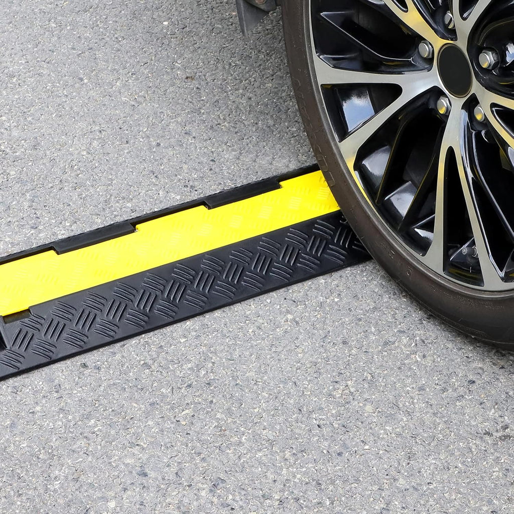 3 Pack Heavy Duty Rubber Cable Protector Ramp L2066