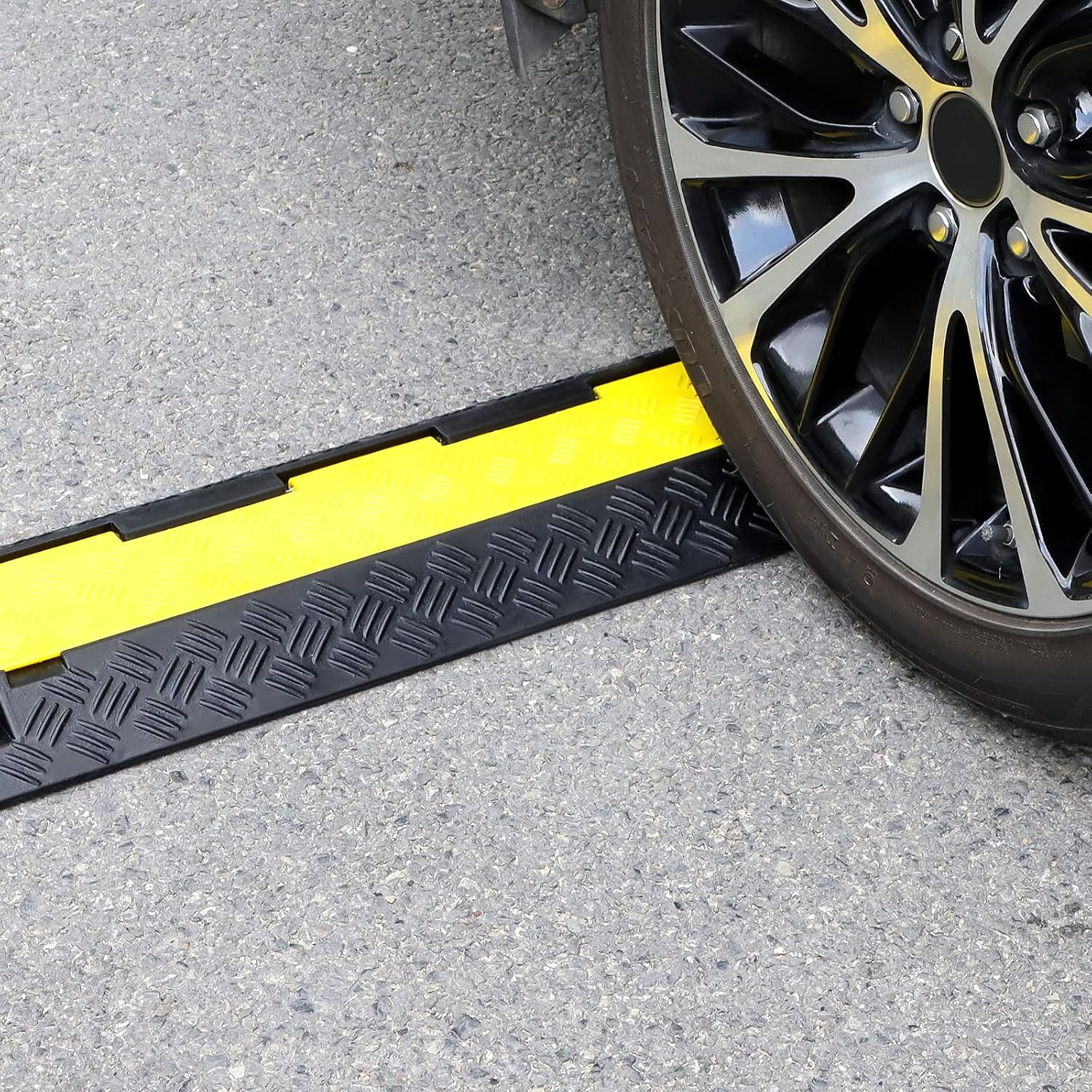 3 Pack Heavy Duty Rubber Cable Protector Ramp L2066