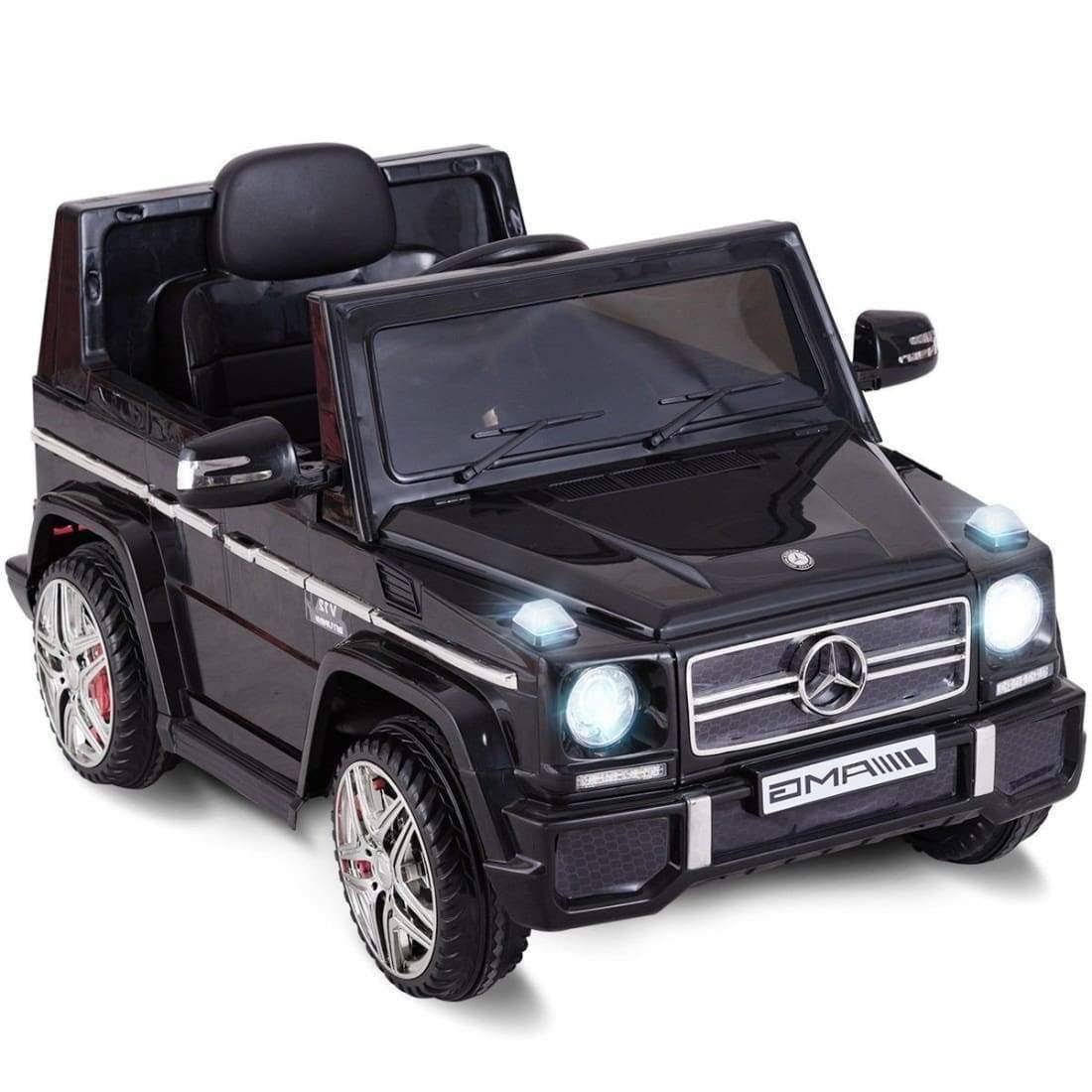 Black Remote Control Kids Riding Car D482767