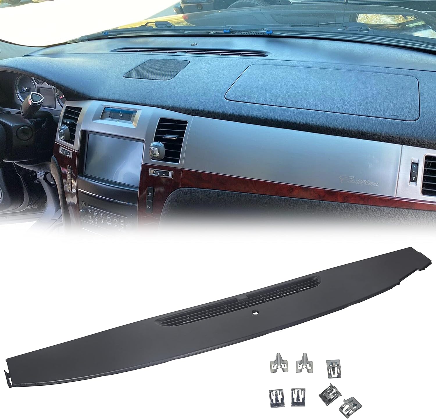 Upper Dashboard Front Dash Defrost Vent Trim Panel X83033