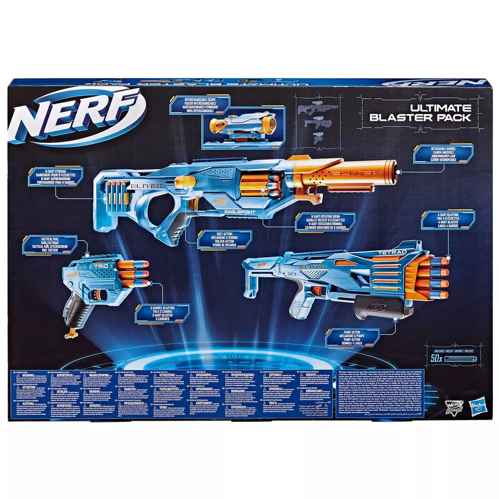 3 Pack Nerf Blaster with 50 Darts K80344