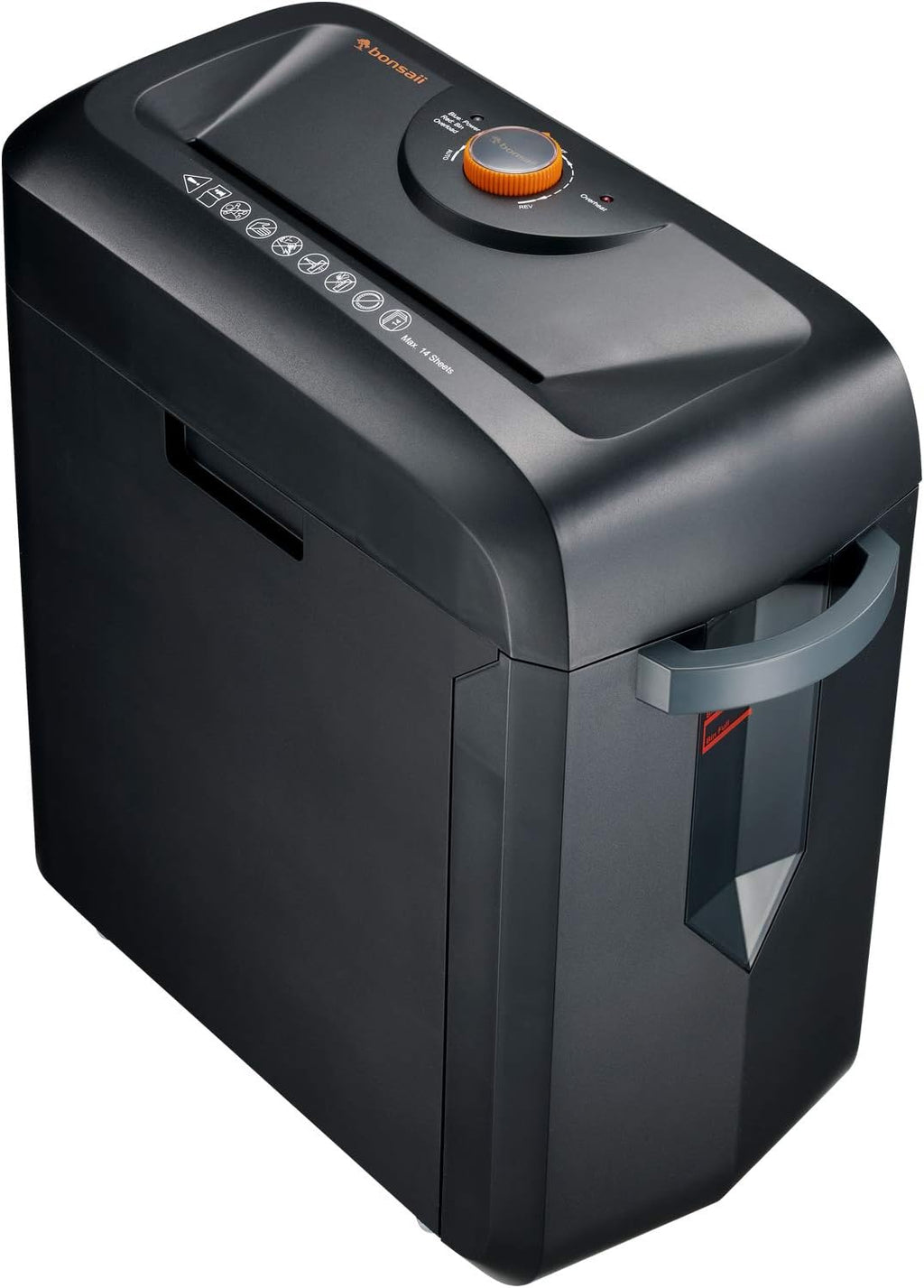 14-Sheet Cross-Cut Heavy Duty Paper and Credit Card Shredder with 5 Gallons Pullout Basket T640
