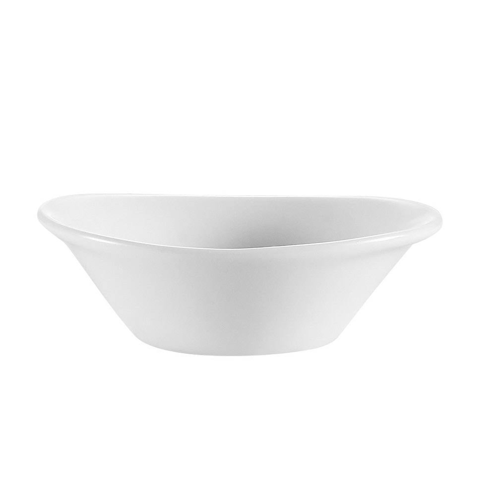 3 oz. Super White China Jelly Dish O554