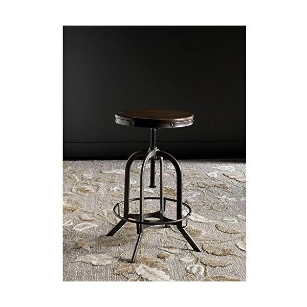 Swivel Stool Burnt Oak T26428