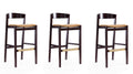 Faux Leather Barstool in Camel (Set of 3) H261