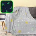 Glow in the Dark Soft Plush Fleece Blanket, 50x60 M66719