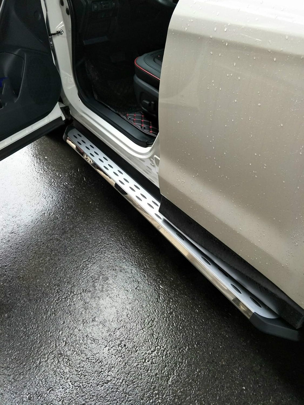 2PCS Running Boards Side Step Nerf Bars for KIA Carnival 2021 2022 Silver R2900