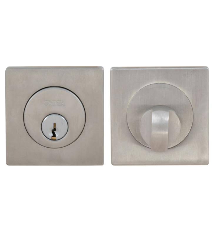 Square Stainless Double Cylinder Deadbolt M938