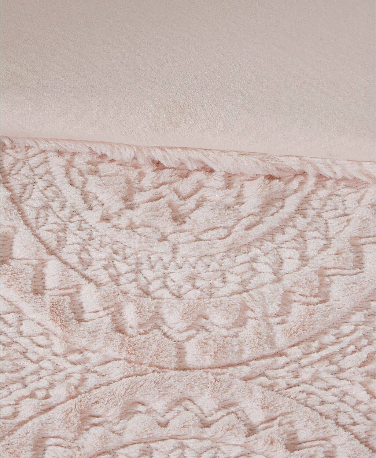 Blush King/Cal King Ultra Plush Comforter Mini Set L97502
