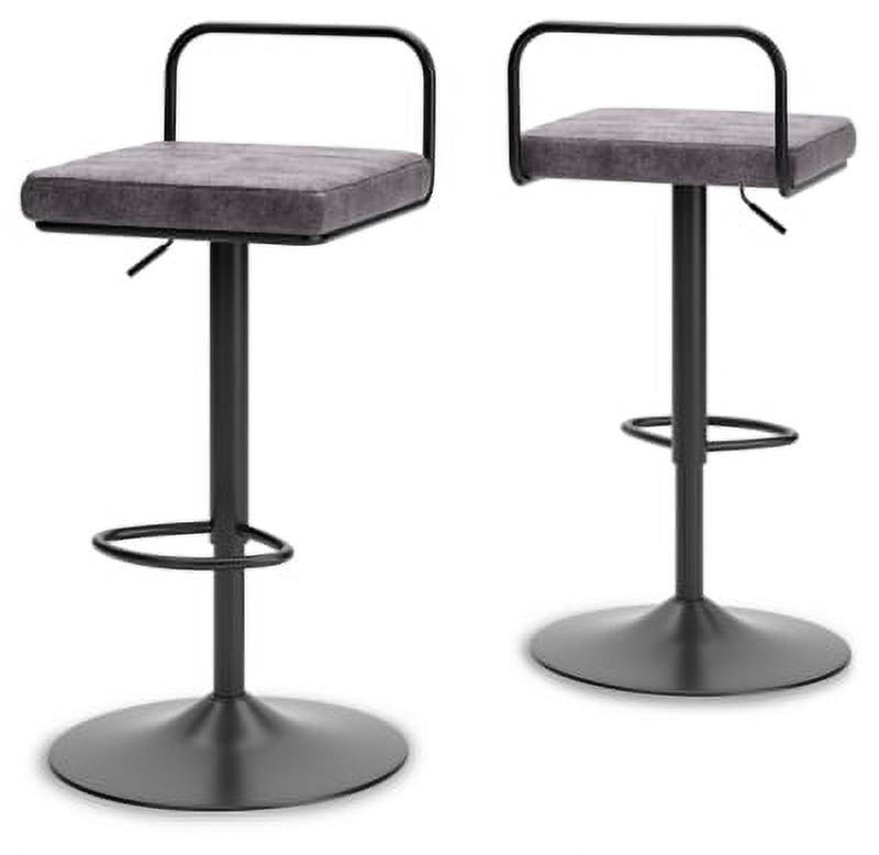 Brown/Black Tall Swivel Barstool G163024