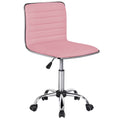 Pink Swivel Task Chair with Adjustable Height Q725751