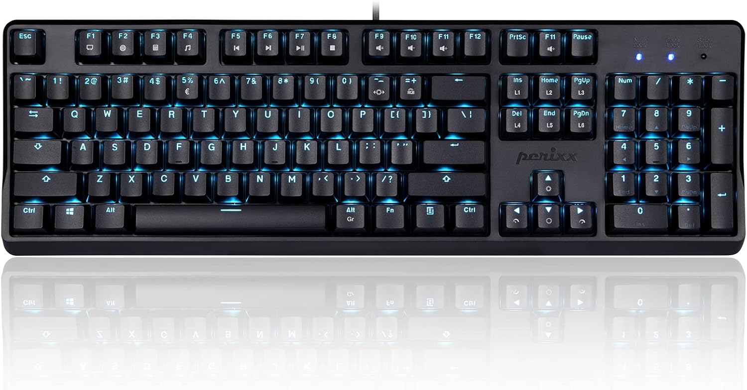 Mechanical Gaming Keyboard with RGB Backlighting, Pack of 2 X994601