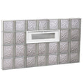 Frameless Replacement Glass Block Window I8557