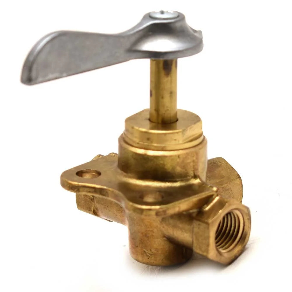 Brass Three-Way Side Outlet Fuel Tank Valve with 1/4" FNPT Thread C117