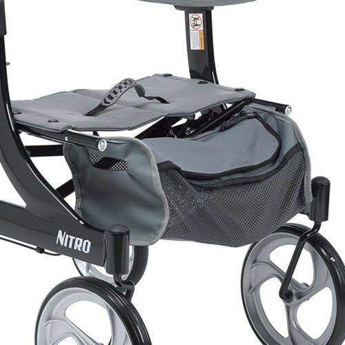 Petite Black Rollator Walker C5795