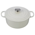 White 5.5-Quart Cast Iron Round Dutch Oven B866743