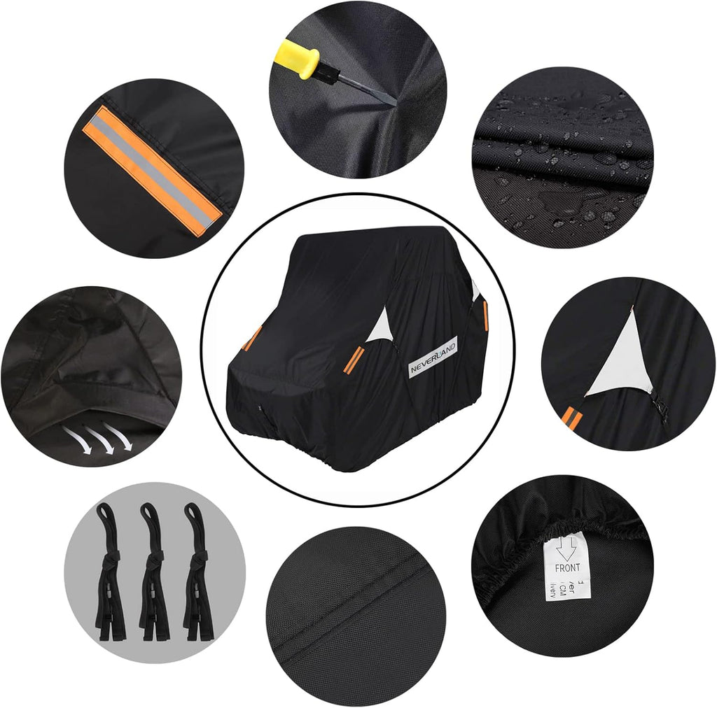 Heavy Duty Waterproof 300D Oxford Cloth UTV Cover A261