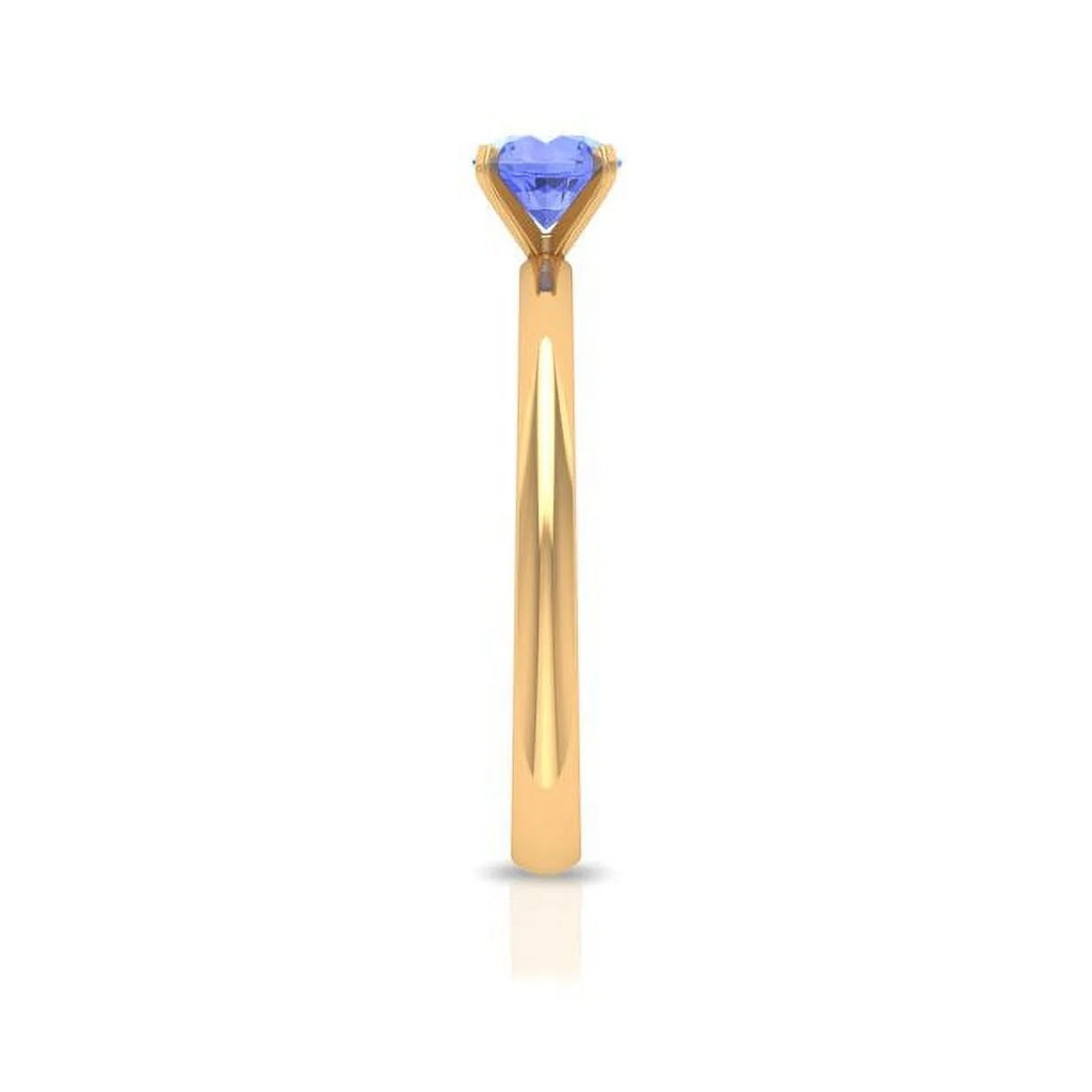 14K Yellow Gold Solitaire Ring Z354