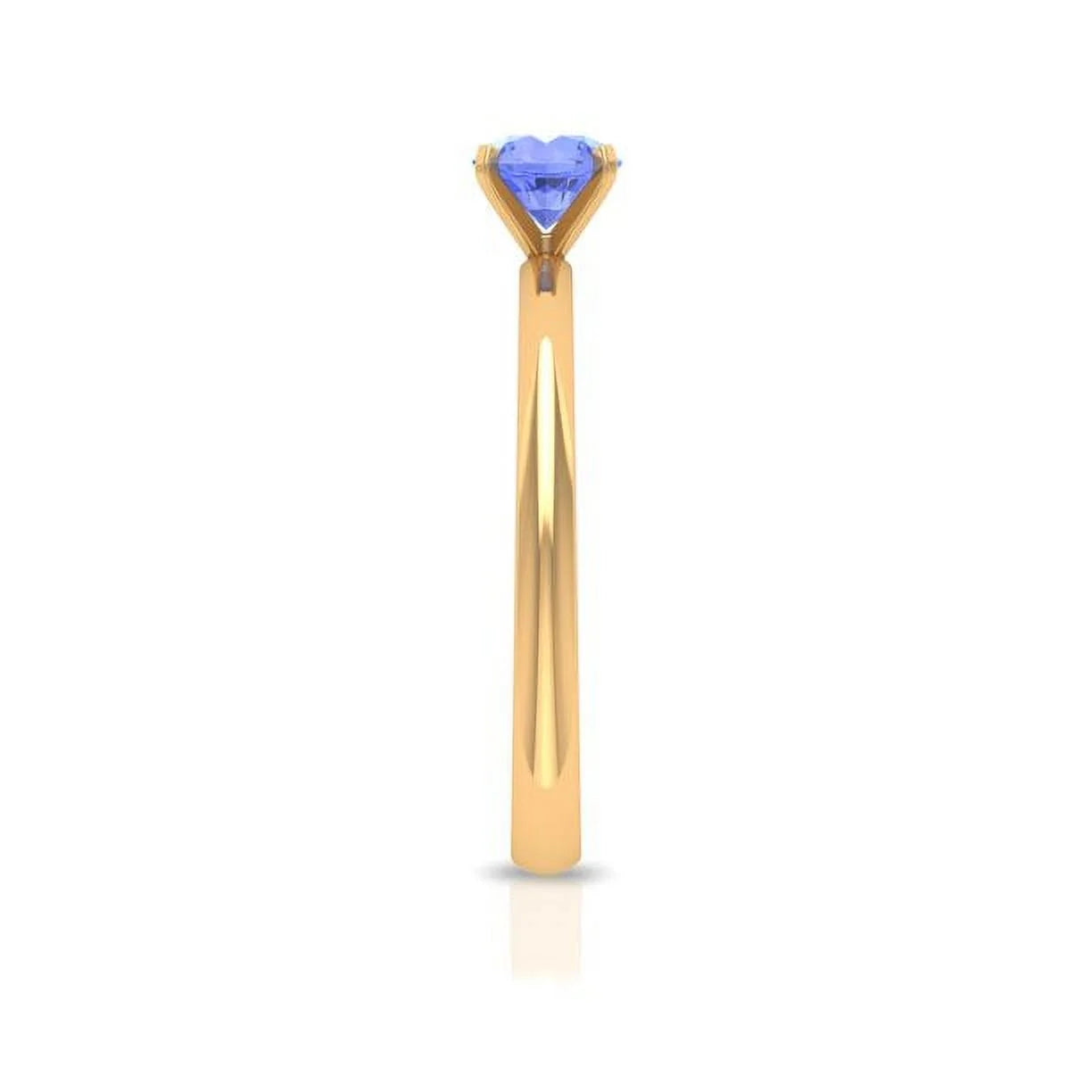 14K Yellow Gold Solitaire Ring Z354
