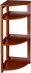 Golden Oak Corner Folding Bookcase P331
