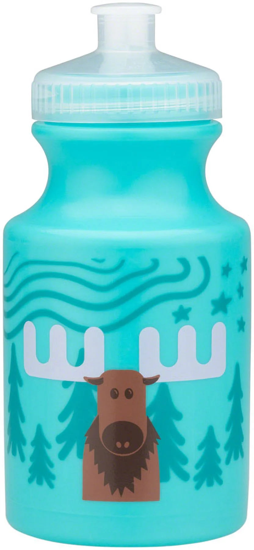 Kids Water Bottle and Cage Kit - Moose with Black Cage T5681